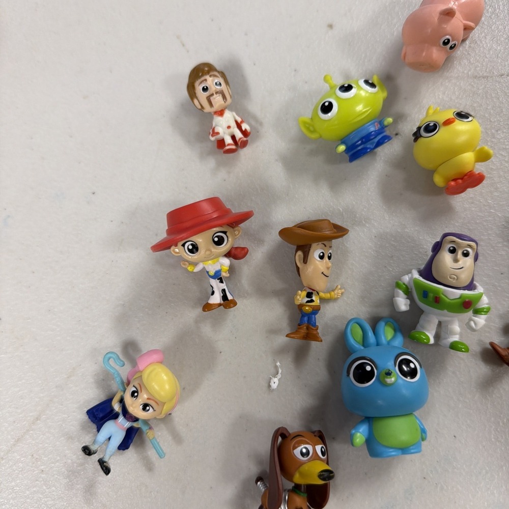 Disney Pixar Toy Story Mini Lot 13 Figures Buzz Woody Jessie Bo Rex Duke Bunny